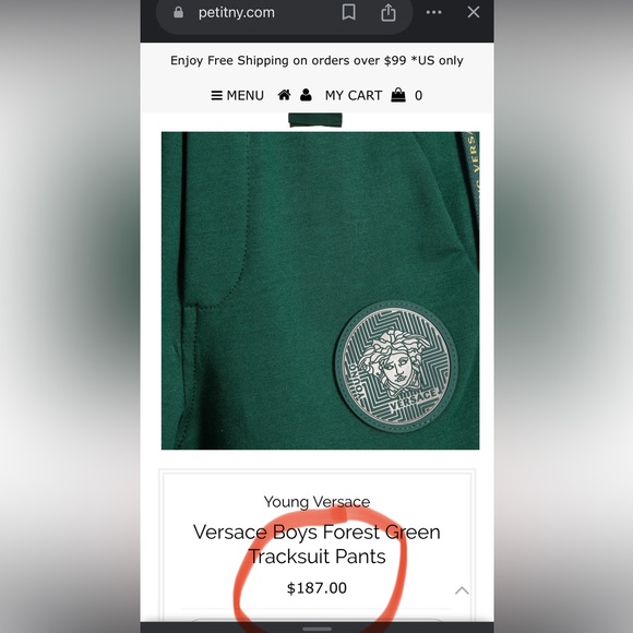 💯Authentic Versace Kids Tracksuit Pants🔥😍 - Picture 5 of 5